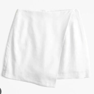 EUC Abercrombie & Fitch Linen Blend Wrap Mini Skort